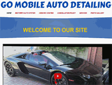 Tablet Screenshot of gomobileautodetailing.com